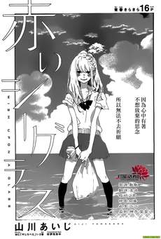 红色的海玻璃石